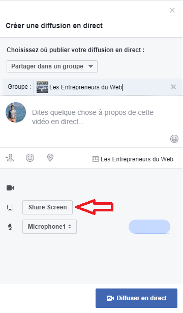 Partagez Votre Ecran Directement Dans Facebook Live Systeme Marketing